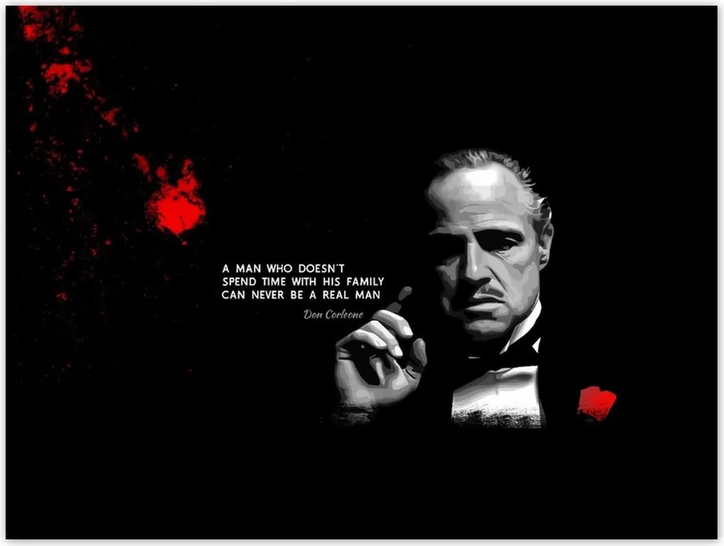 Poszterek 40x30 Keresztapa Idézet