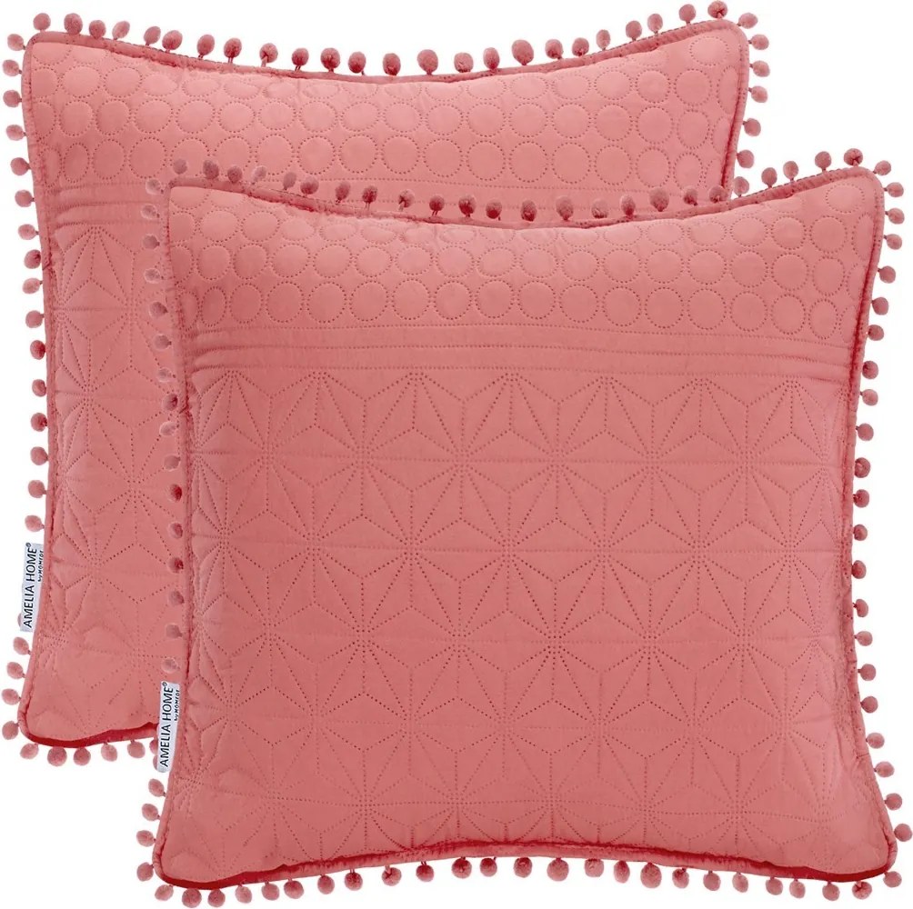 AmeliaHome Meadore párnahuzatok rózsaszín 131796-1371