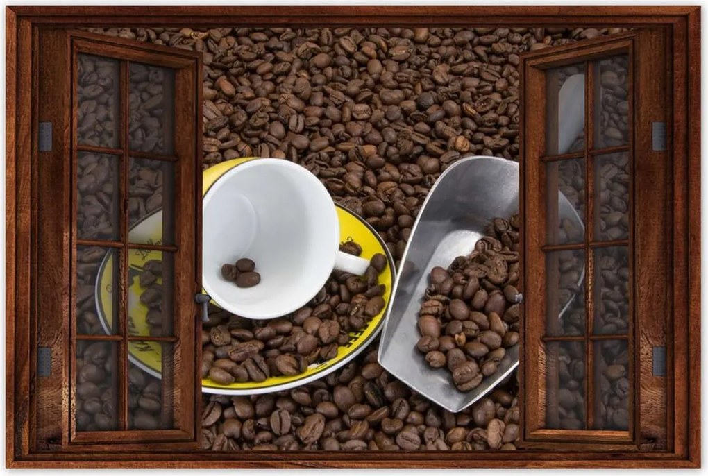 Poszterek 120x80 Természetes kávé szemes