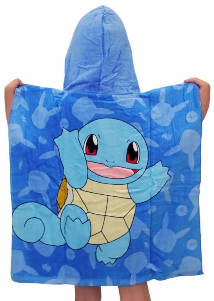 Pokémon Blue strand törölköző poncsó 60x120 cm