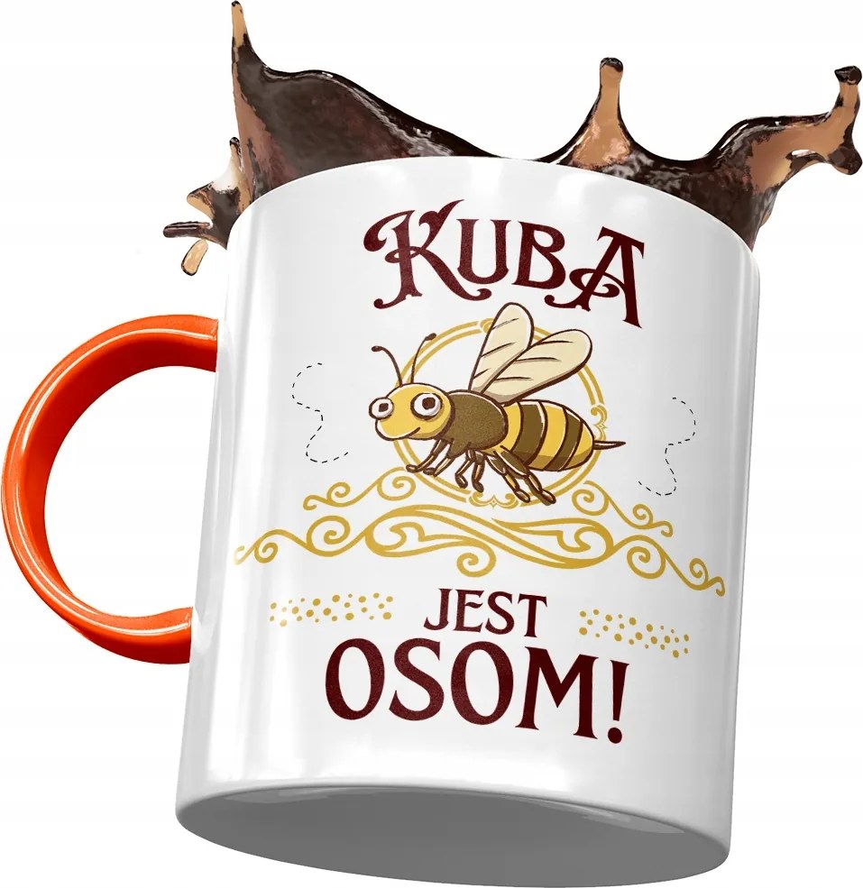 Narancssárga Bögre Kuba Férj Kolléga Ajándék Nyomtatott Fotóval