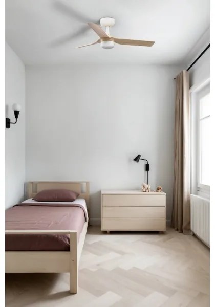 FARO 33821-1TW - LED Dimmelhető ventilátor MINI PUNT S LED/10W 2700/4000/6000K + távirányító