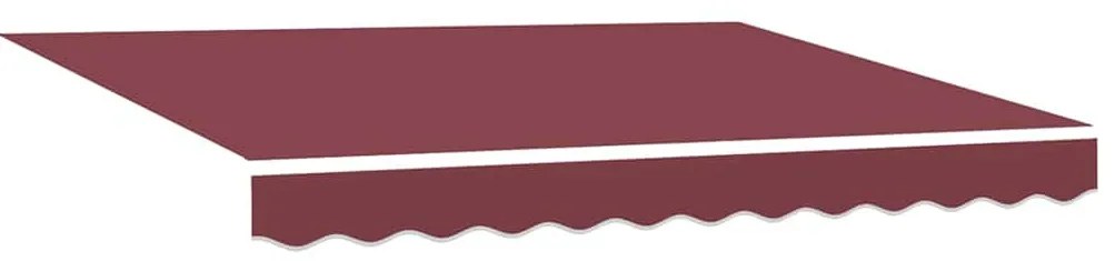 Behúzható napellenző Burgundi Vörös 300x250 cm szövet