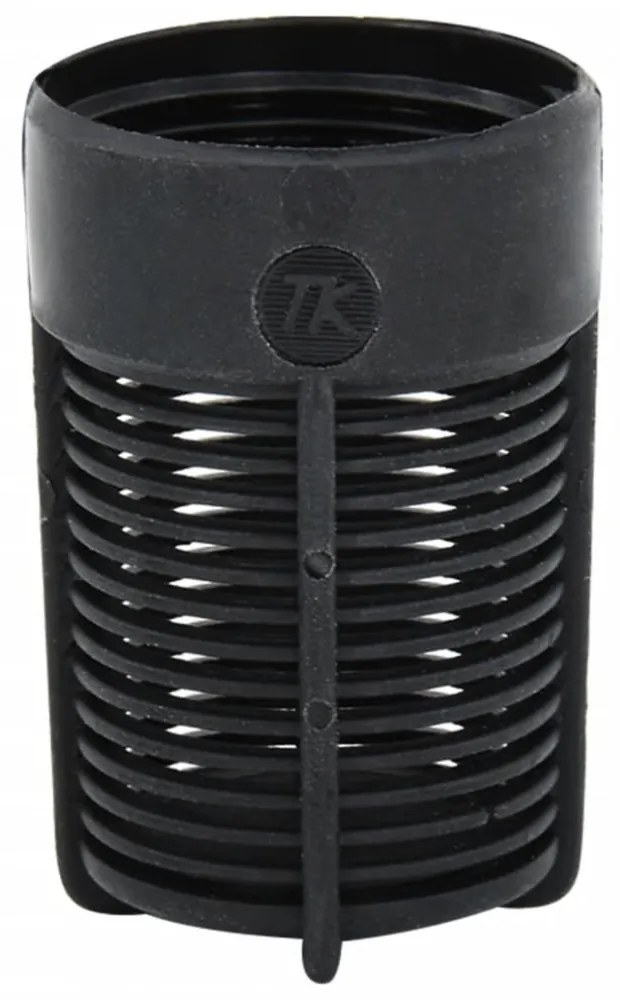 fekete PVC szívótömlő PVC csatlakozókkal 1 7 m&quot;