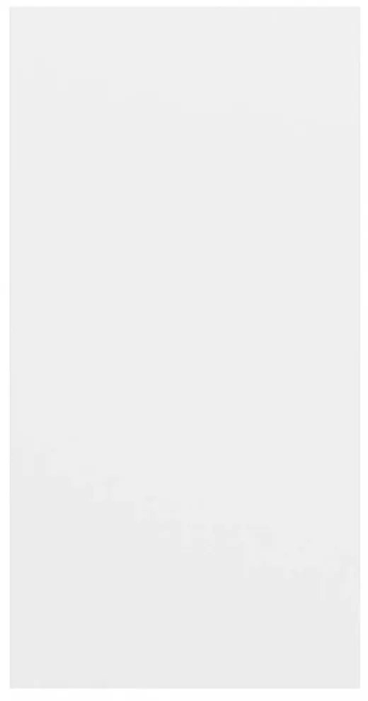 fehér szerelt fa falra szerelhető TV-szekrény 37 x 37 x 72 cm