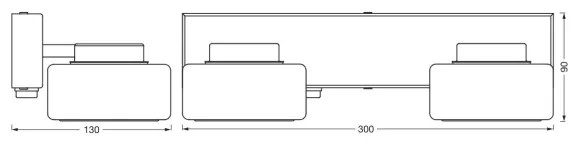 Osram-LED Fürdőszobai fali világítótest ORBIS FLAME 2xLED/5,5W/230V IP44 króm