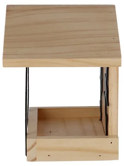 Fali madáretető, lézervágott madár mintával, 25 x 18 cm