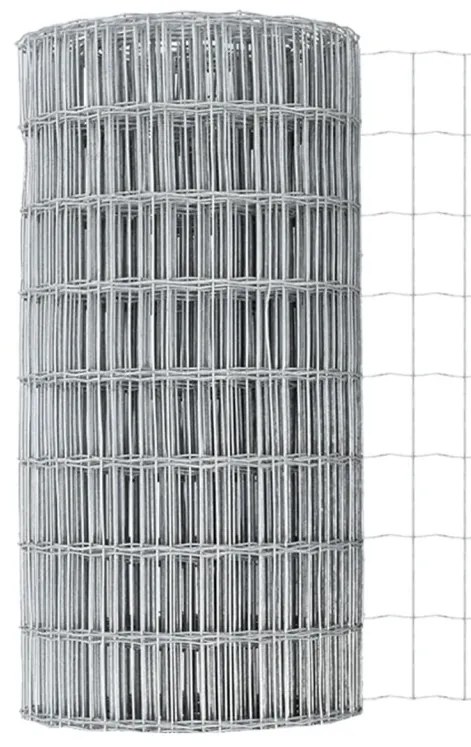 Kerítés Készlet 2 db Horganyzott Acél 25 x 0.4 m Tartós
