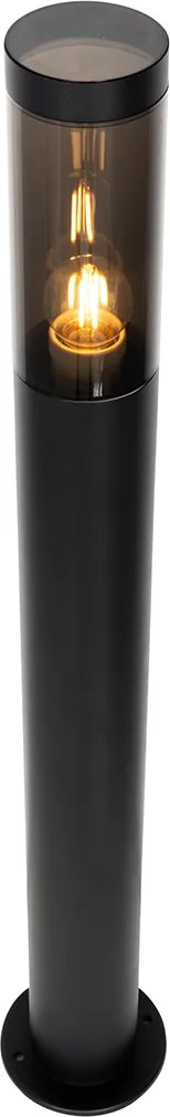 Modern fekete kültéri oszloplámpa 80 cm IP44 - Rox
