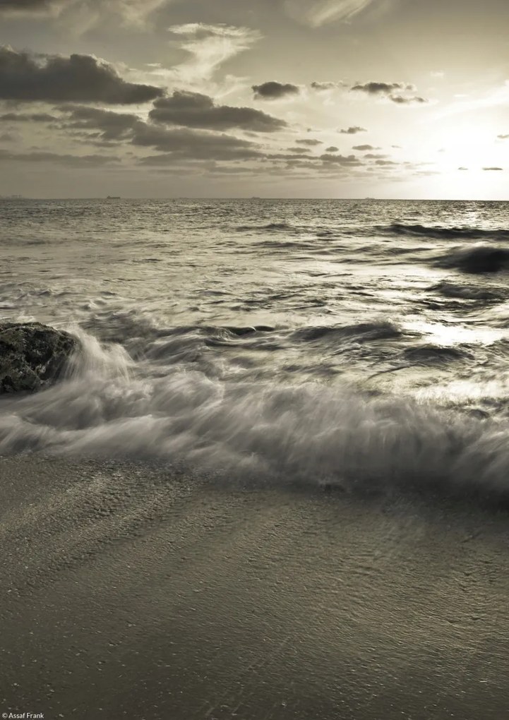 Poszter 21x29,7cm Tengerpart naplementekor, Assaf Frank