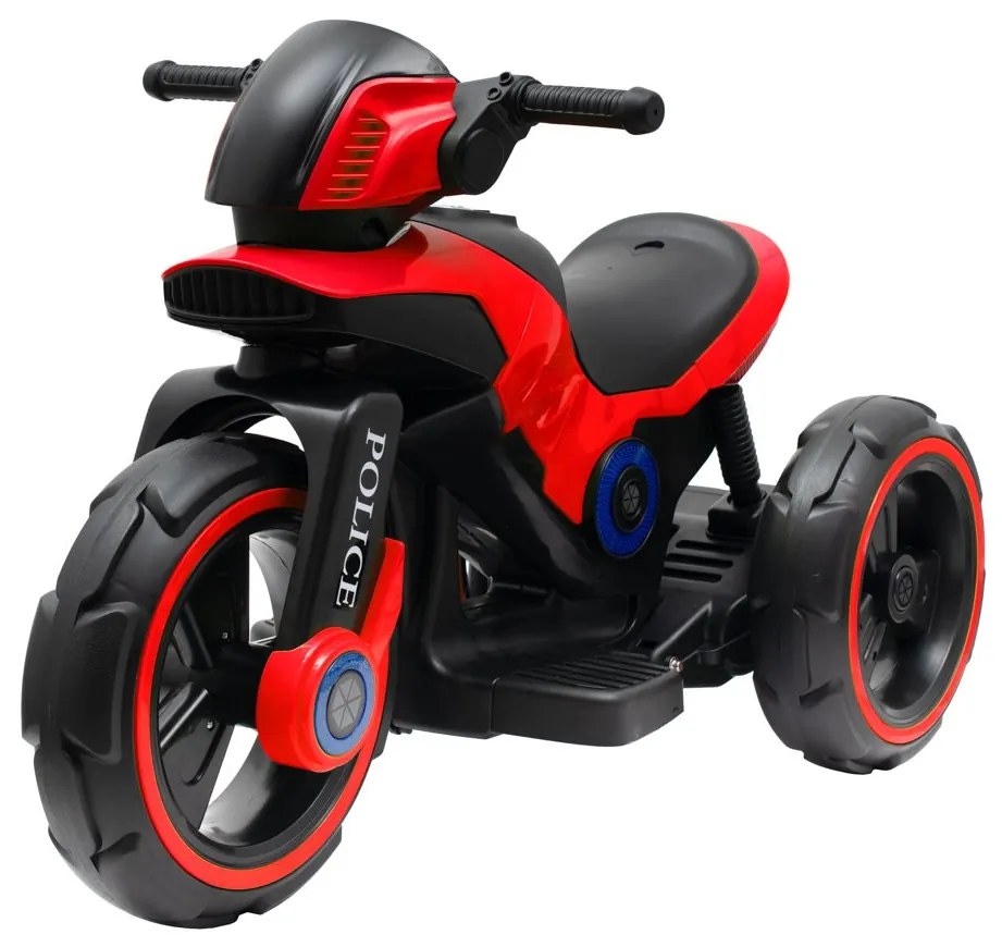Gyermek elektromos motor Baby Mix POLICE piros