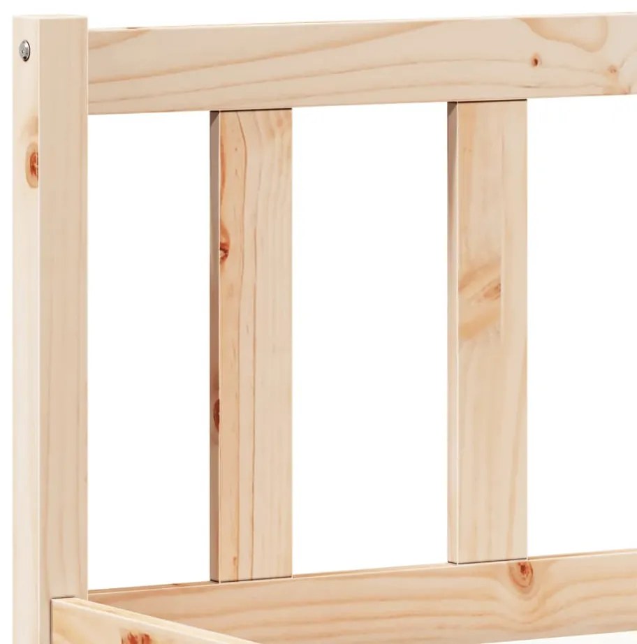 tömör fenyőfa extra hosszú ágykeret matrac nélkül 200 x 210 cm