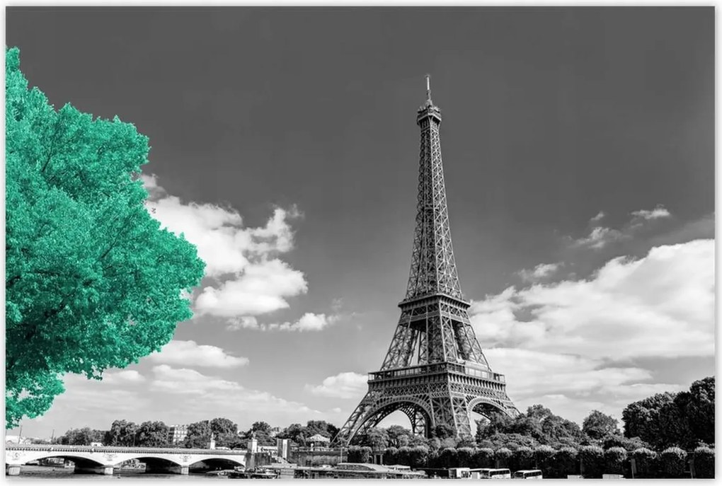 Poszterek 120x80 Eiffel-torony Párizsban