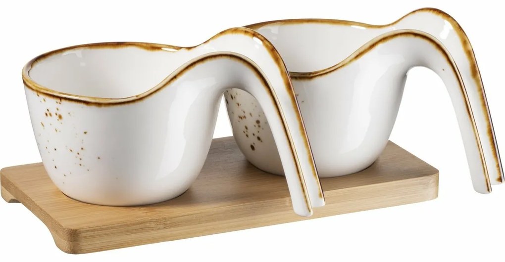 Mäser 3 részes gourmet tálkészlet tálcával Pintar