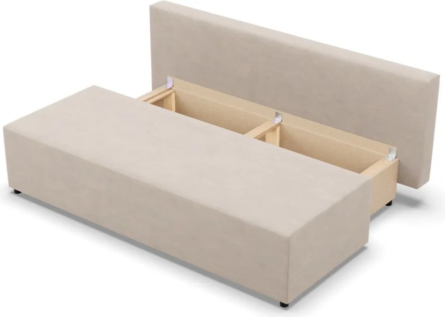 Nobu kanapé, bársony, bézs