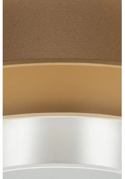 Duolla - LED Mennyezeti lámpa LUNETA LED/26W/230V átm. 60 cm 4000K barna/arany