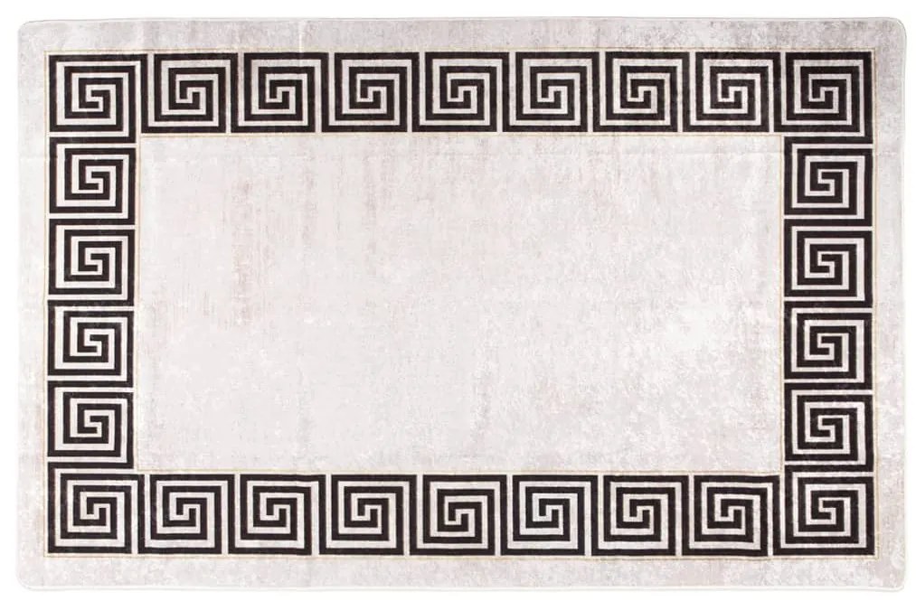 világosbézs csúszásmentes mosható szőnyeg 80 x 150 cm