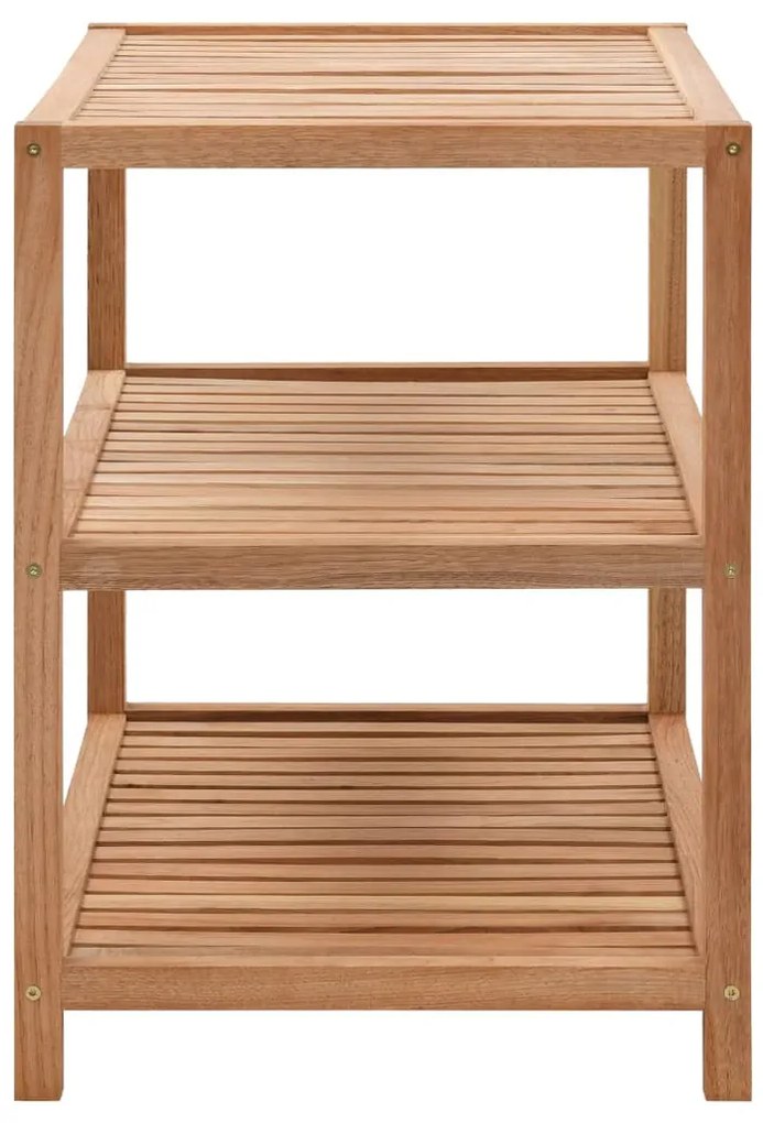 tömör diófa fürdőszobai polc 65 x 40 x 55 cm