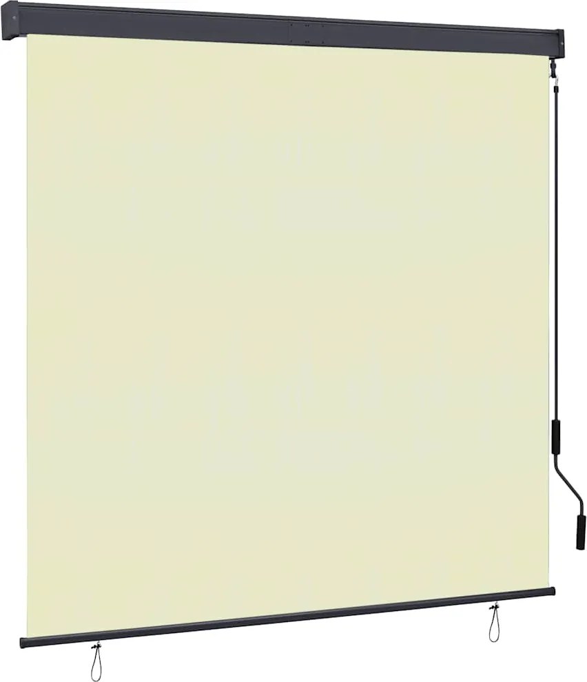 vidaXL krémszínű kültéri roló 160 x 250 cm