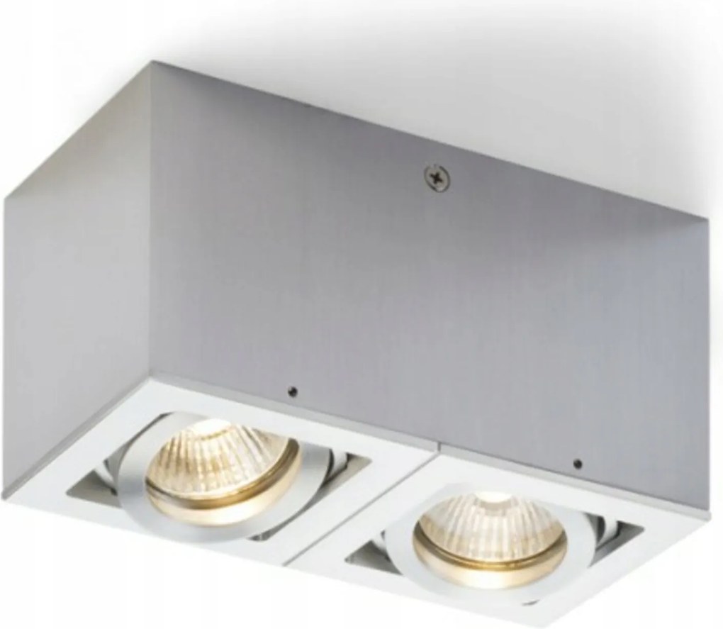 Rendl Berit II mennyezeti lámpa alumínium GU10 2x50W dönthető modern