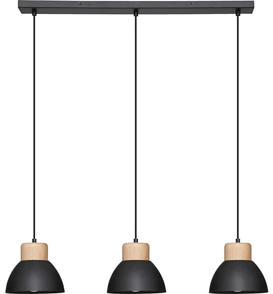 Atmosphera - Csillár zsinóron DESY 1xE27/40W/230V fenyő