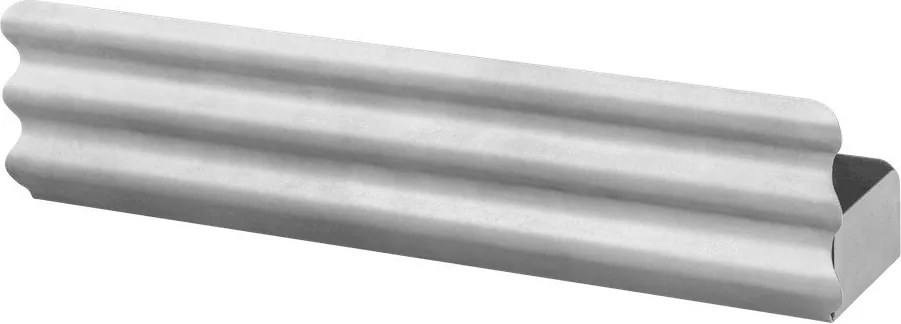 Ezüstszínű fali rozsdamentes acél fürdőszobai polc Olbi – noo.ma