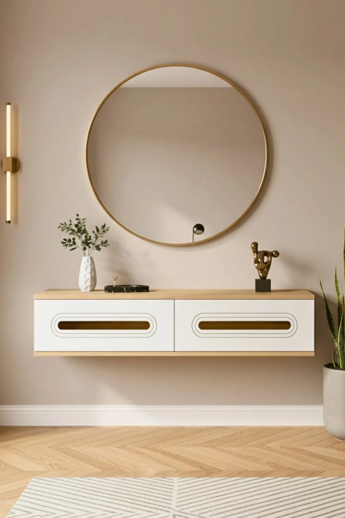 Rany 120 - Sapphire Oak, White, Gold