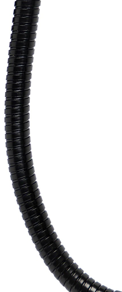 Fali lámpa fekete, bronz bársony árnyékkal, 18 cm - Brescia