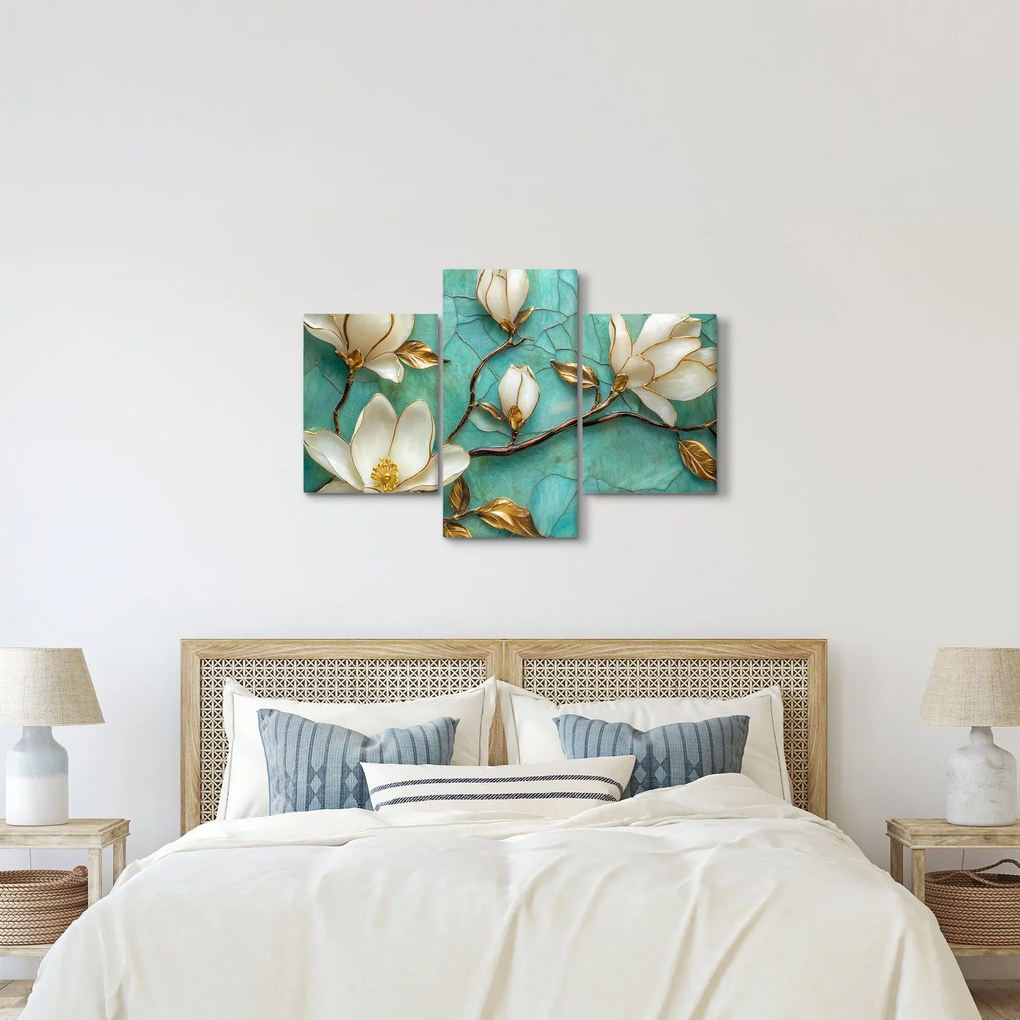 Kép - 3D magnóliák (90x60 cm)
