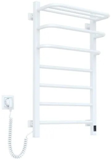 Fürdőszobai elektromos radiátor termosztáttal FORTIS 350W/230V 80,6 cm IP44 fehér bal