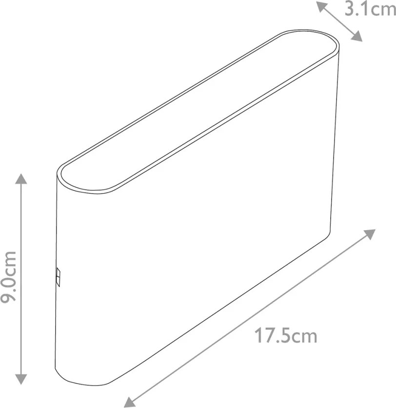 ELSTEAD JENS-M-C3 JENS Modern Kültéri Fali Lámpa Fekete LED IP65