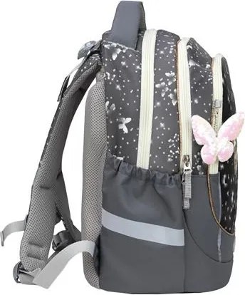 Iskolatáska, cipzáras, BELMIL Leisure Plus Starlight Butterfly, csillagfény pillangó (BL3388723L)