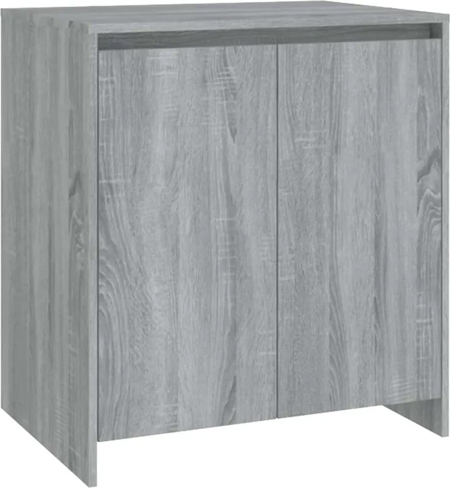 vidaXL szürke sonoma színű szerelt fa tálalószekrény 70x41x75 cm