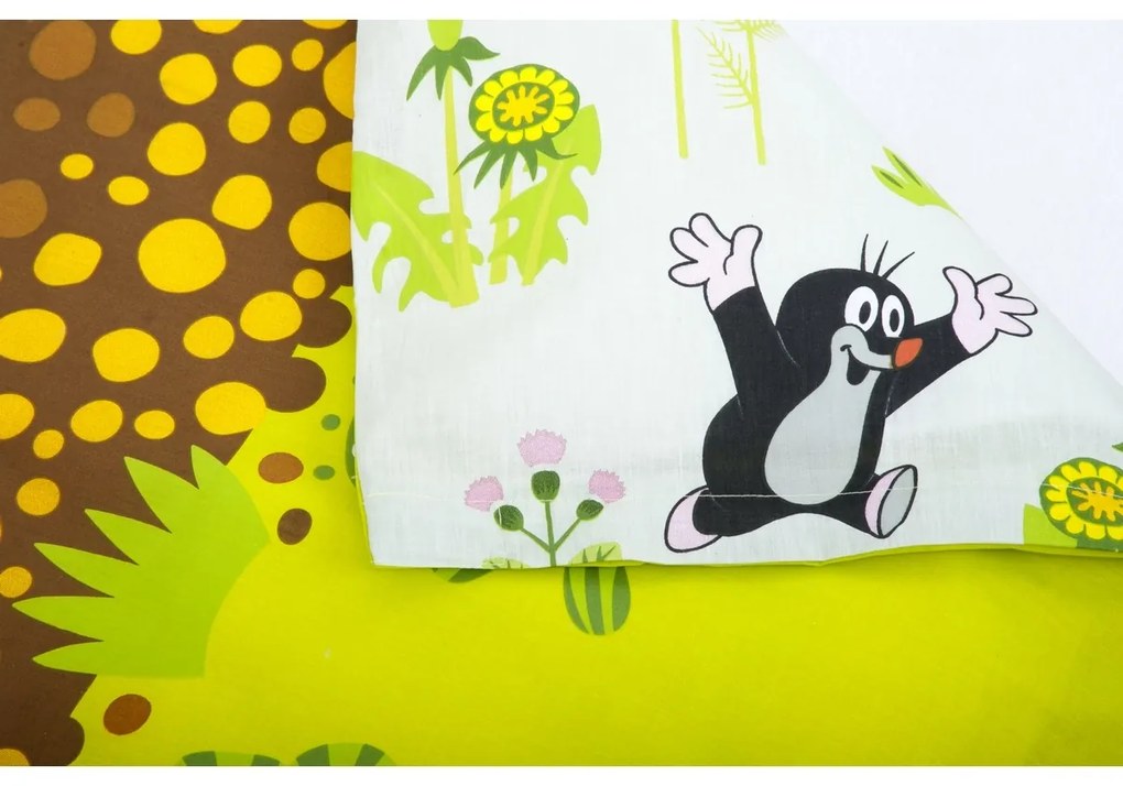 Herding Pamut ágynemű Krtek , 135 x 200 cm, 80 x 80 cm