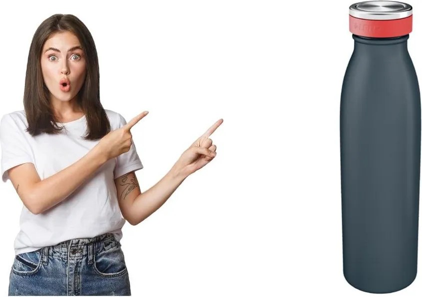 Termikus palack Leitz Cosy 500ml szürke