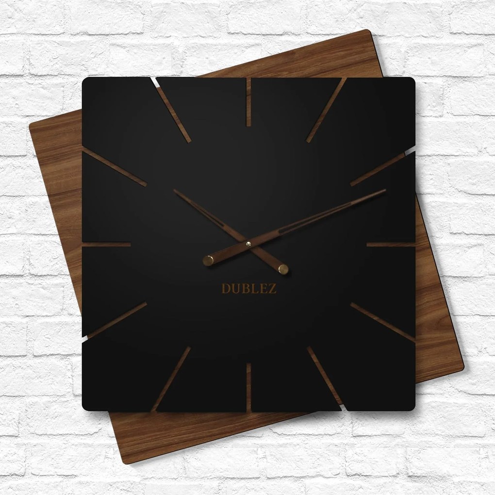 DUBLEZ | Egyedi fa falióra - Diagonala
