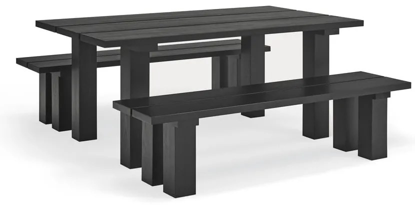 Étkezőasztal borovi fenyő asztallappal 100x180 cm Banda – Teulat