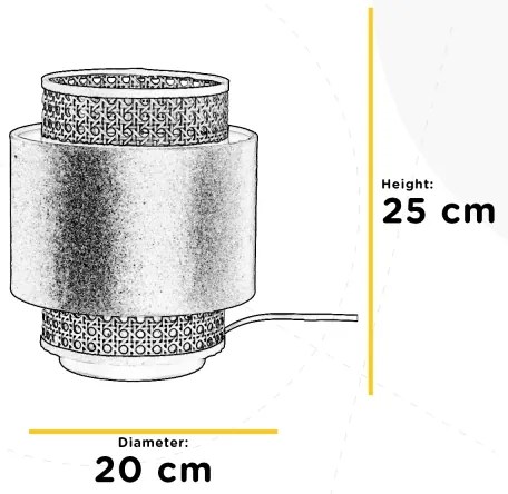 ONLI - Asztali lámpa VIENNA 1xE27/22W/230V