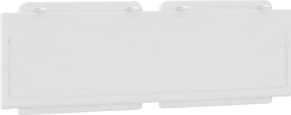 fehér műbőr fejtámla párna Zadar 152 cm