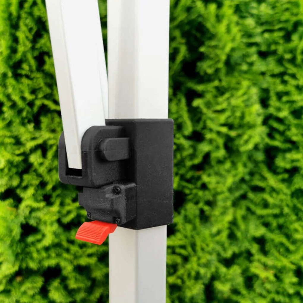 Alumínium összecsukható árusító sátor 3x3m: Gyorsaság és megbízhatóság nonprofit egyesületek és klubok számára - plusz 3 oldalfal - Narancs