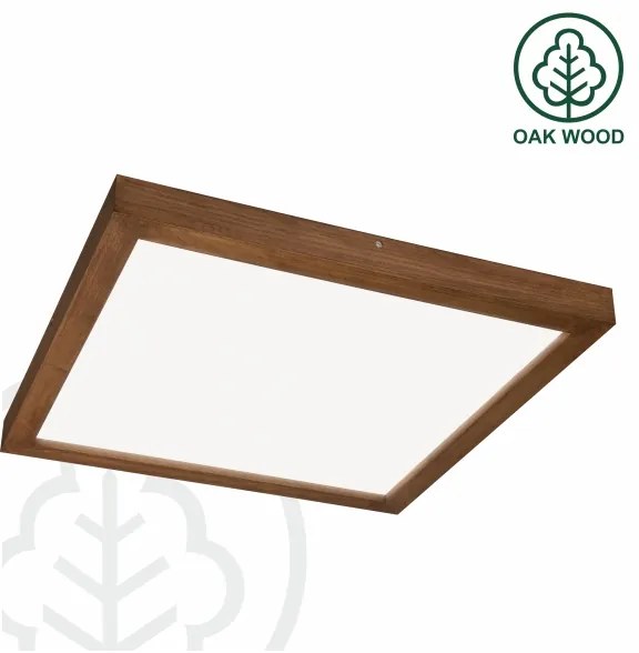Brilagi - LED fürdőszobai lámpatest WOODY FRAME LED/40W/230V 60x60 IP44 tölgy-cseresznye