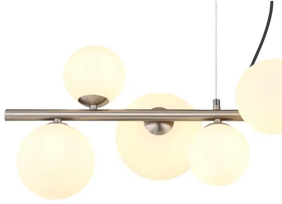 Globo 56140-9H - LED Csillár zsinóron RIHA 9xG9/3W/230V króm