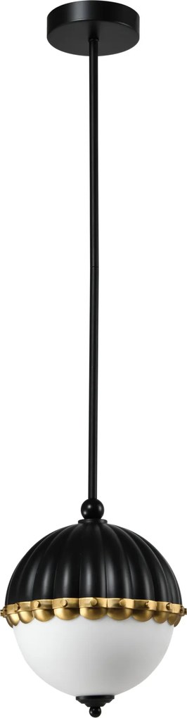 Cosmolight glamour modern függeszték pralines fekete sárgaréz cosp01213bk