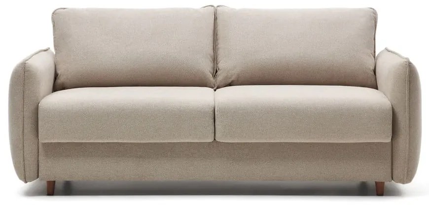 Bézs kinyitható kanapé 185 cm Carlota – Kave Home