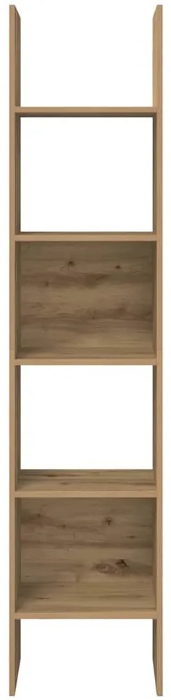 Könyvespolc kézműves tölgy 40 x 35 x 180 cm Faanyag