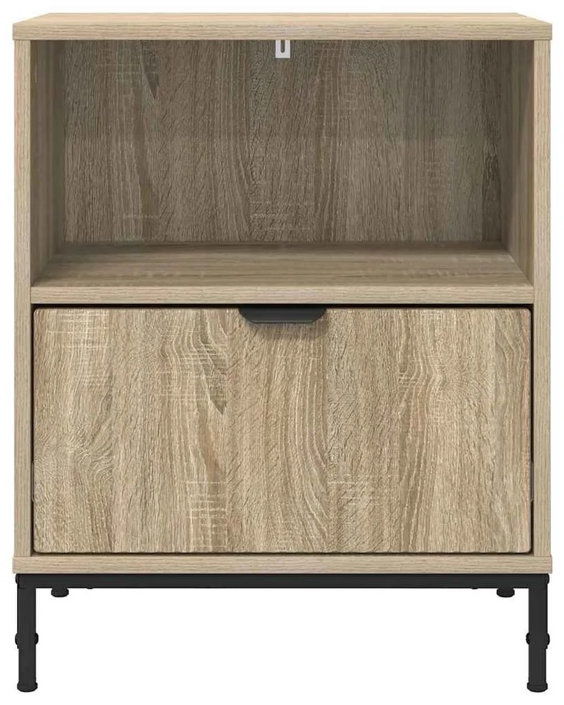 Éjjeliszekrények 2 pcs sonoma tölgy 49 x 36 x 61 cm Faanyag