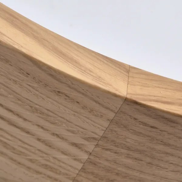 Fürdőszobai mennyezeti lámpa OAK 3xE27/15W/230V tölgy, átm. 37 cm IP54