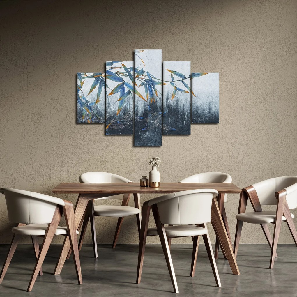 Kép - bambusz a falon (150x105 cm)