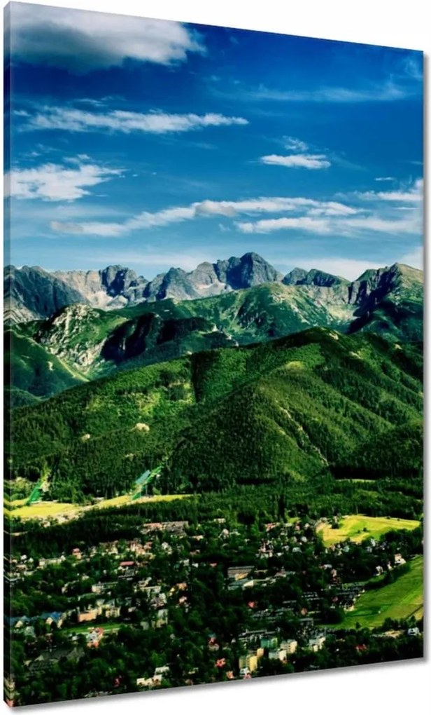 Vászonkép 70x100 Tájkép Tátra Lengyel hegyek