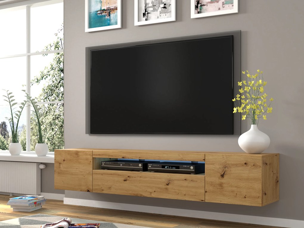 TV asztal/szekrény Aurora 200 (artisan tölgy). 1057699